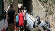 Ünye Tüneli Çıkışında Kaza 2 Yaralı