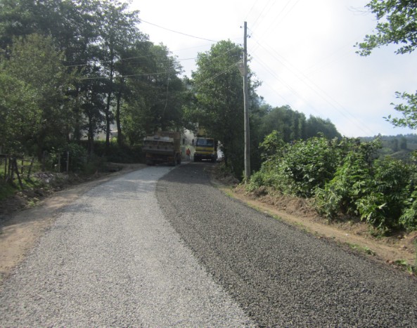Kabadüz ve Gürgentepe’ye 13 bin 800 metre asfalt yol yapıldı