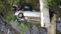 Gölköy’de Kontrolden Çıkan Otomobil Dereye Uçtu 4 Yaralı