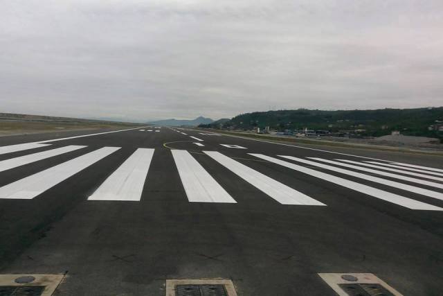 Ordu-Giresun havalimanı’nda uçuş kodları alındı, pistler çizildi