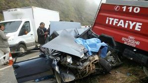 Çatalpınar-Kabataş yolunda Feci kazada 1 kişi öldü