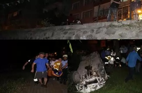 Boztepe Yolu’nda Kaza 8 yaralı