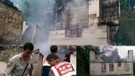 Ordu’da yangın 2 ev tamamen yandı