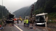 Ordu otobüsü kaza yaptı 6 ölü