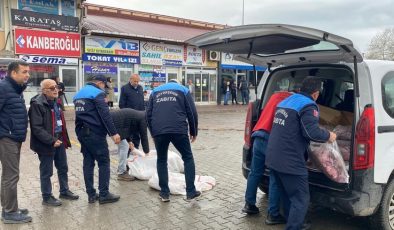 FATSA OTOGARI’NDA 200 KİLO KAÇAK ET ELE GEÇİRİLDİ