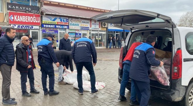 FATSA OTOGARI’NDA 200 KİLO KAÇAK ET ELE GEÇİRİLDİ